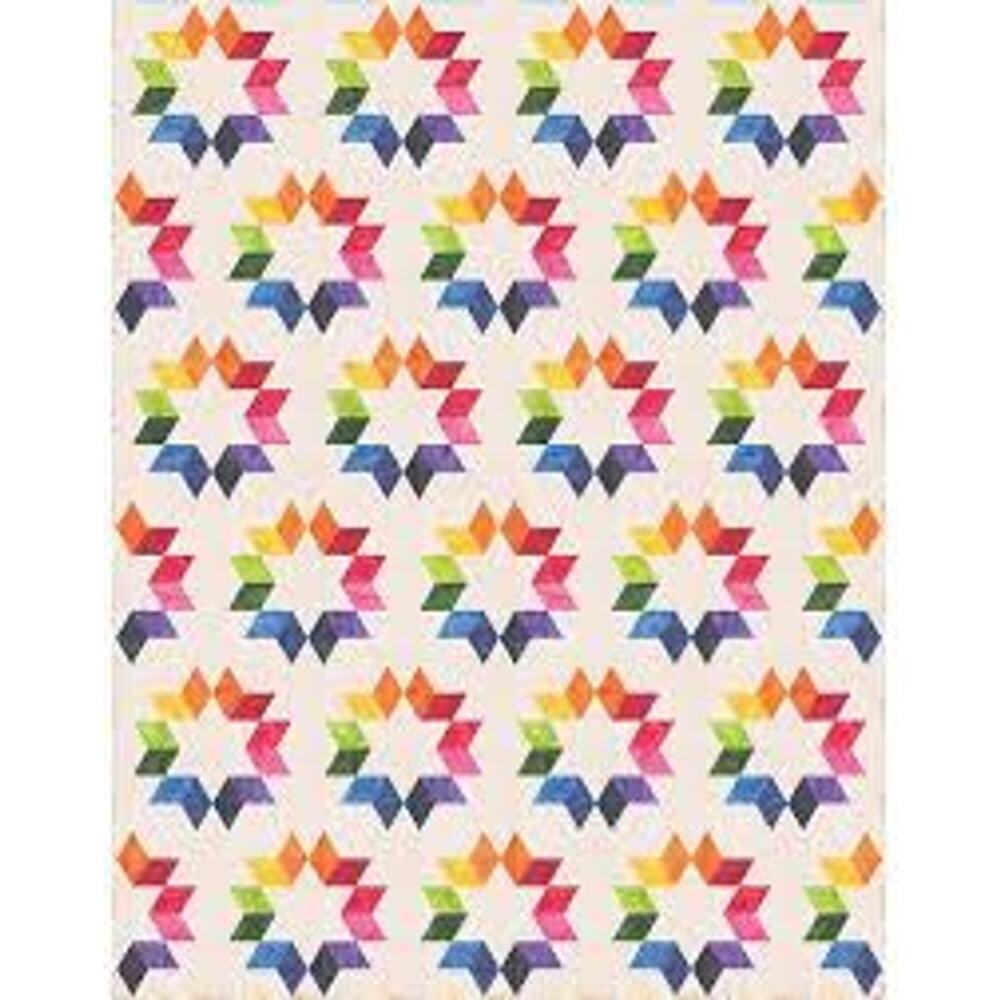 Echo Batiks Cookie Cutter Quilt Kit by Moda Fabrics